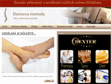 Tablet Screenshot of dornova-metoda.cz